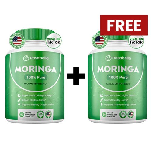 Rosabella Moringa Powder Capsules BOGO